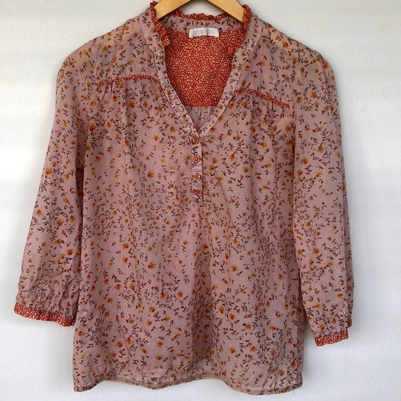 Floral Semi-Sheer Blouse from Promod - Picture 2 of 10